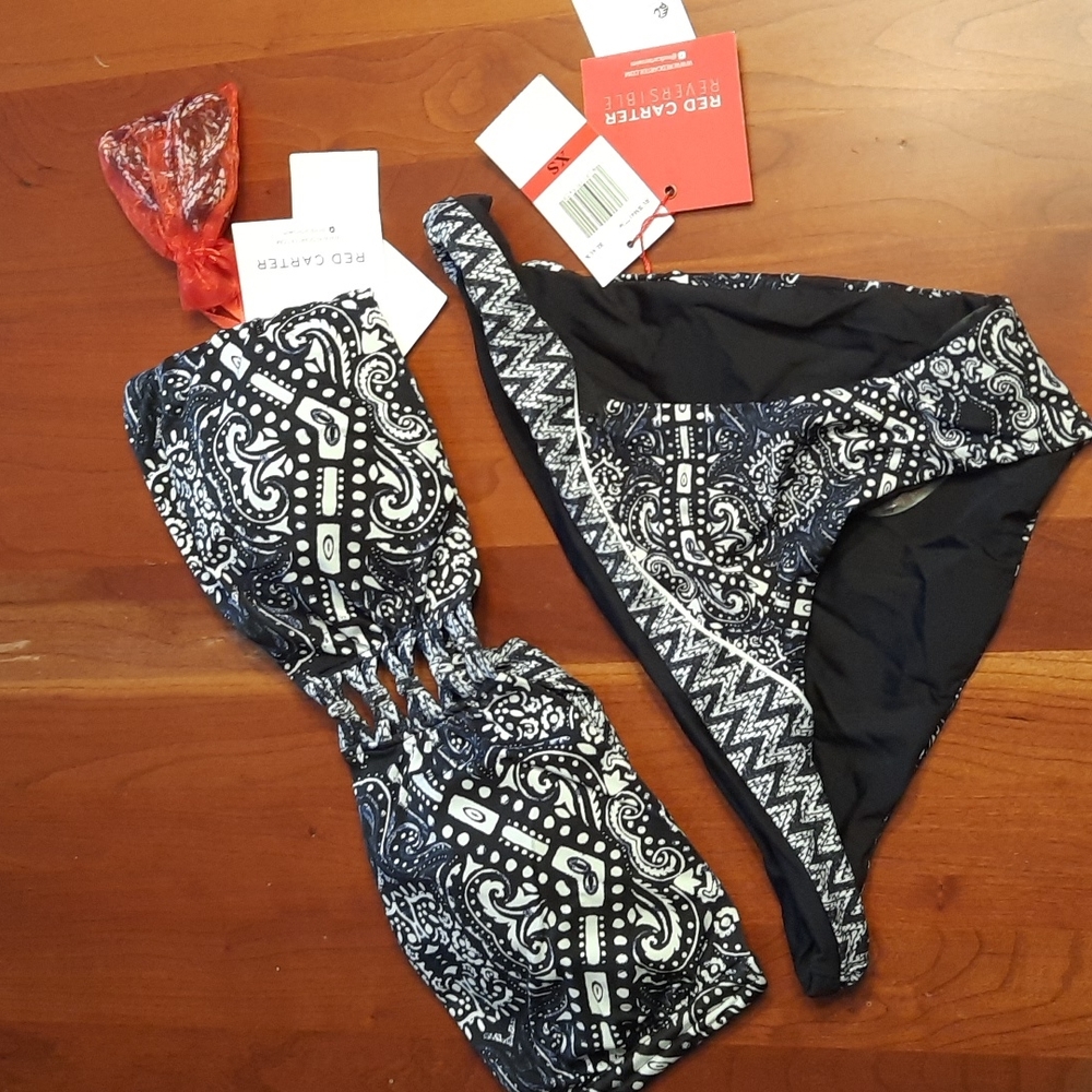 NWT Anthropologie Red Carter bikini 👙